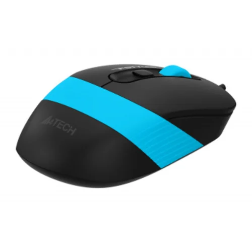 Мышь A4Tech Fstyler FM10 черный/синий оптическая (1600dpi) USB (4but)